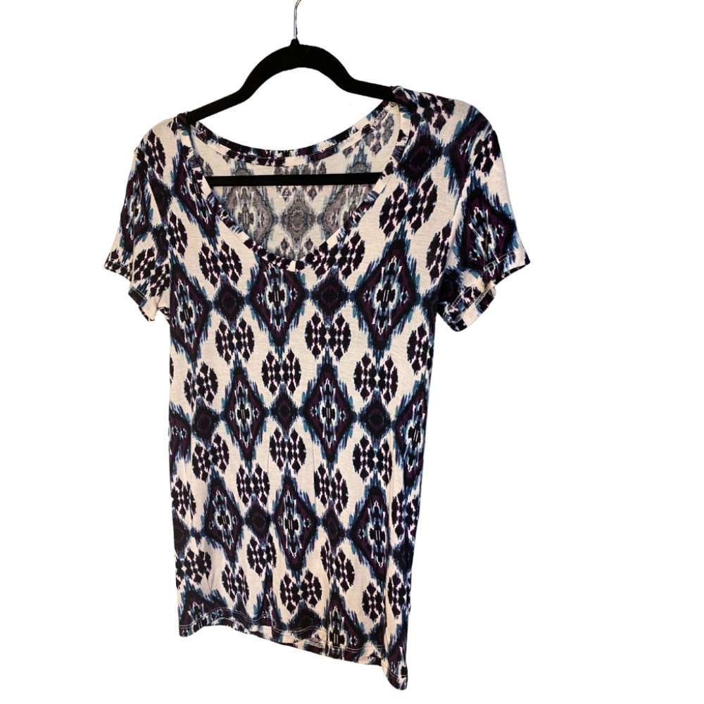 White Multi Basic T-Shirt